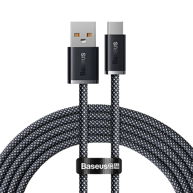 Cablu USB-A - USB-C Baseus Seria Dynamic 100W 2m Gri