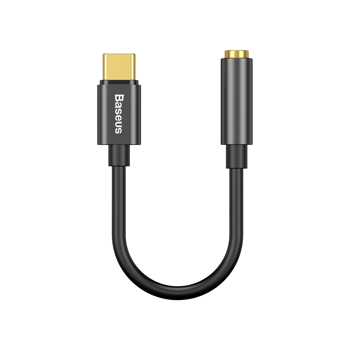 Adaptor Baseus USB tip C la mini-jack de 3,5 mm